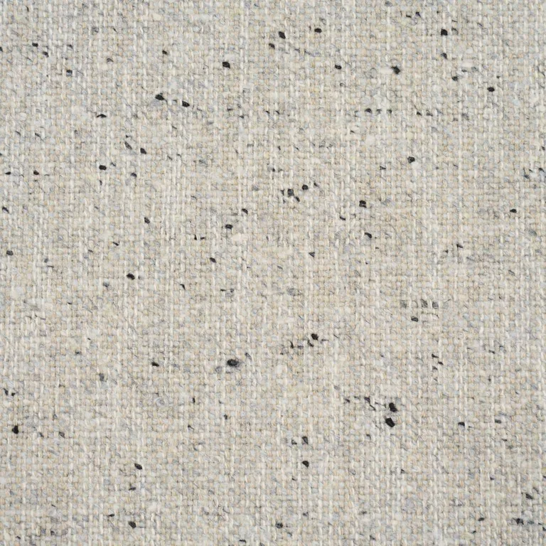 Schumacher 87310 Clarke Donegal Wool Blend Light Grey fabric swatch