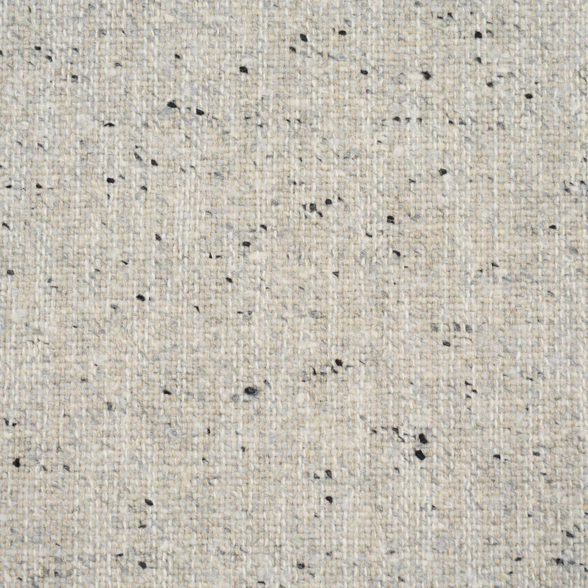 Schumacher 87310 Clarke Donegal Wool Blend Light Grey fabric swatch