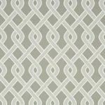 Schumacher 79572 Cleo Trellis Indoor/Outdoor Neutral fabric swatch
