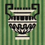 Schumacher 82140 Clermont éPinglé Green fabric swatch