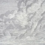 Schumacher 177002 Cloud Toile Fog fabric swatch