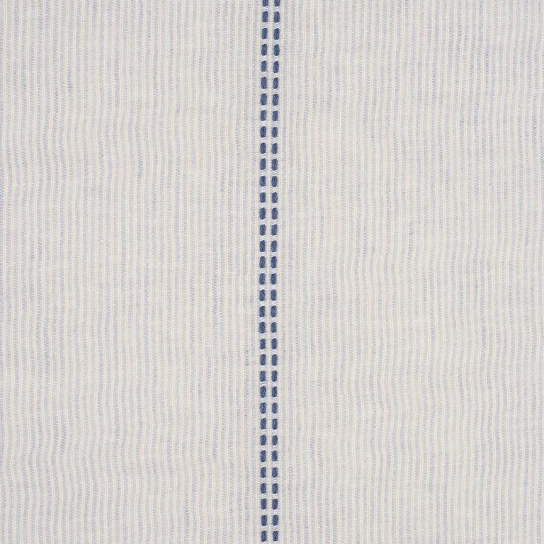 Schumacher 85971 Clyde Sheer Cornflower fabric swatch