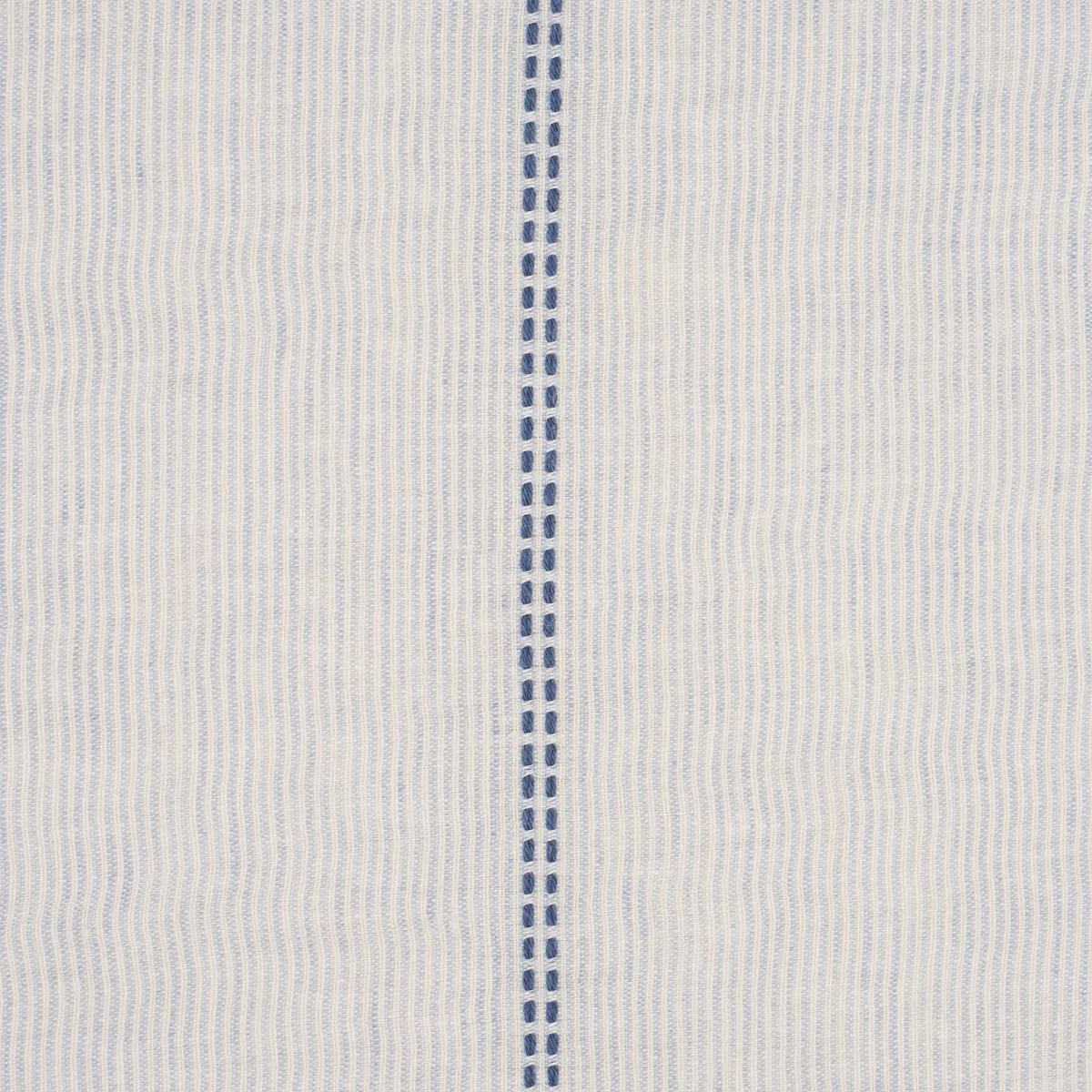 Schumacher 85971 Clyde Sheer Cornflower fabric swatch