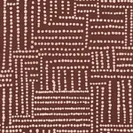 Schumacher 182582 Coco Hand Screen Print Coconut Latte fabric swatch