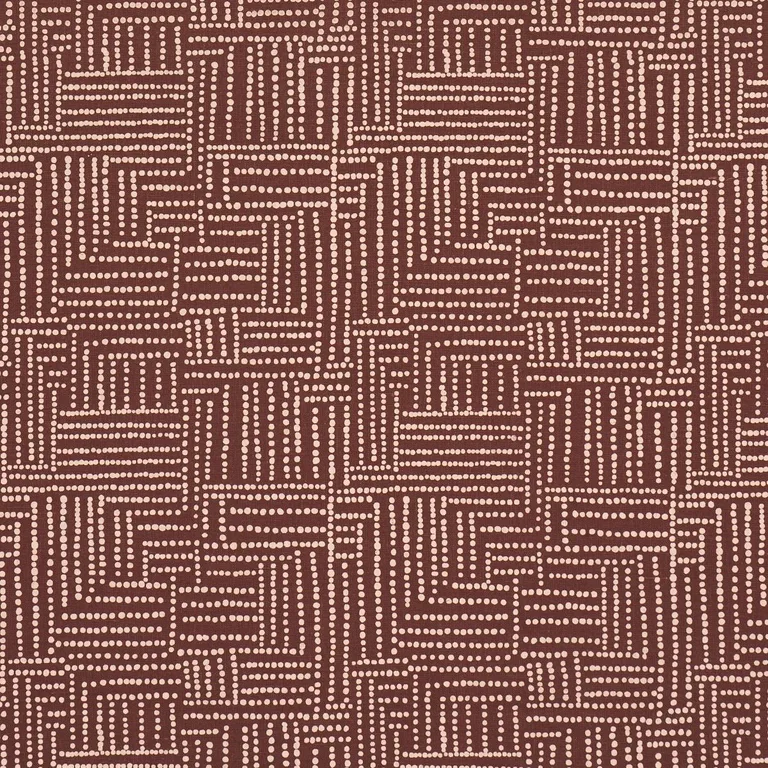 Schumacher 182582 Coco Hand Screen Print Coconut Latte fabric swatch