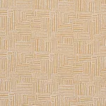Schumacher 182581 Coco Hand Screen Print Sunbleached Ochre fabric swatch