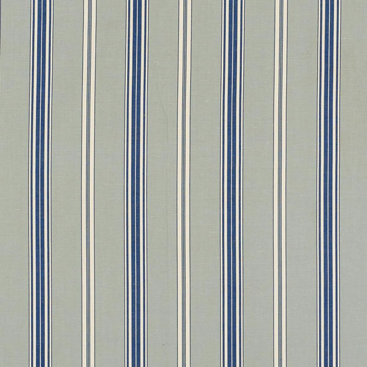 Schumacher 71291 Coco Stripe Mineral fabric swatch