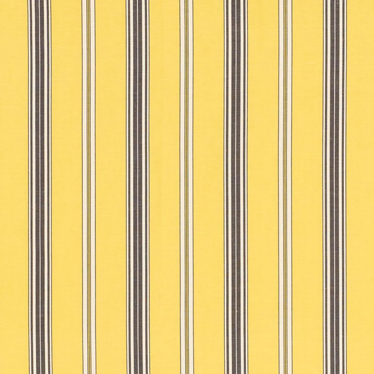 Schumacher 71294 Coco Stripe Yellow fabric swatch