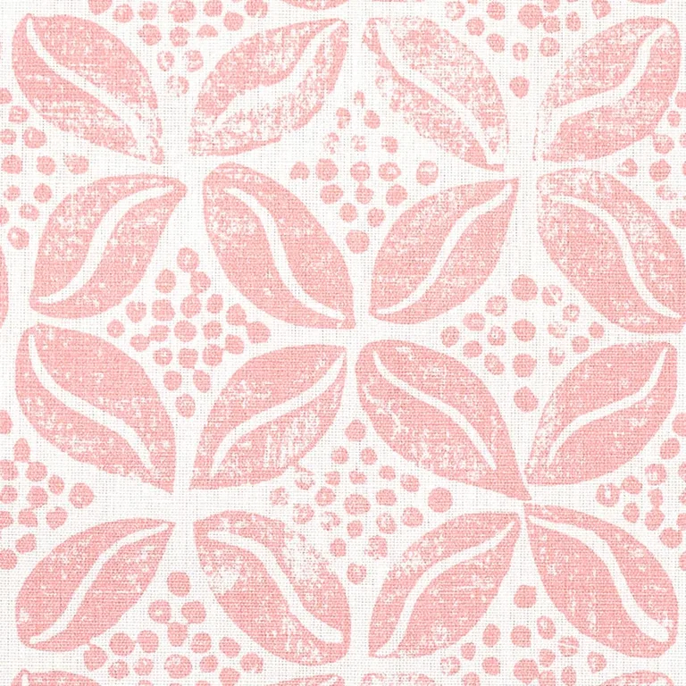 Schumacher 179200 Coffee Bean Pink fabric swatch