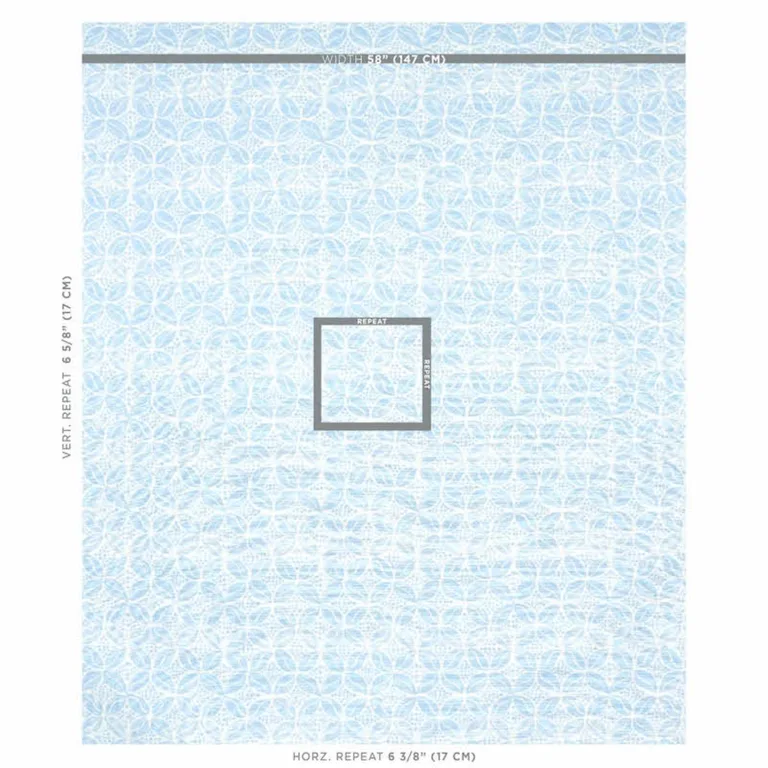 Schumacher 179201 Coffee Bean Sky fabric swatch