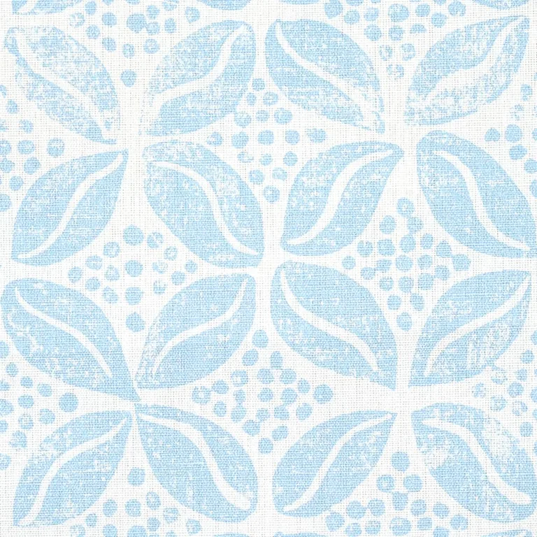 Schumacher 179201 Coffee Bean Sky fabric swatch