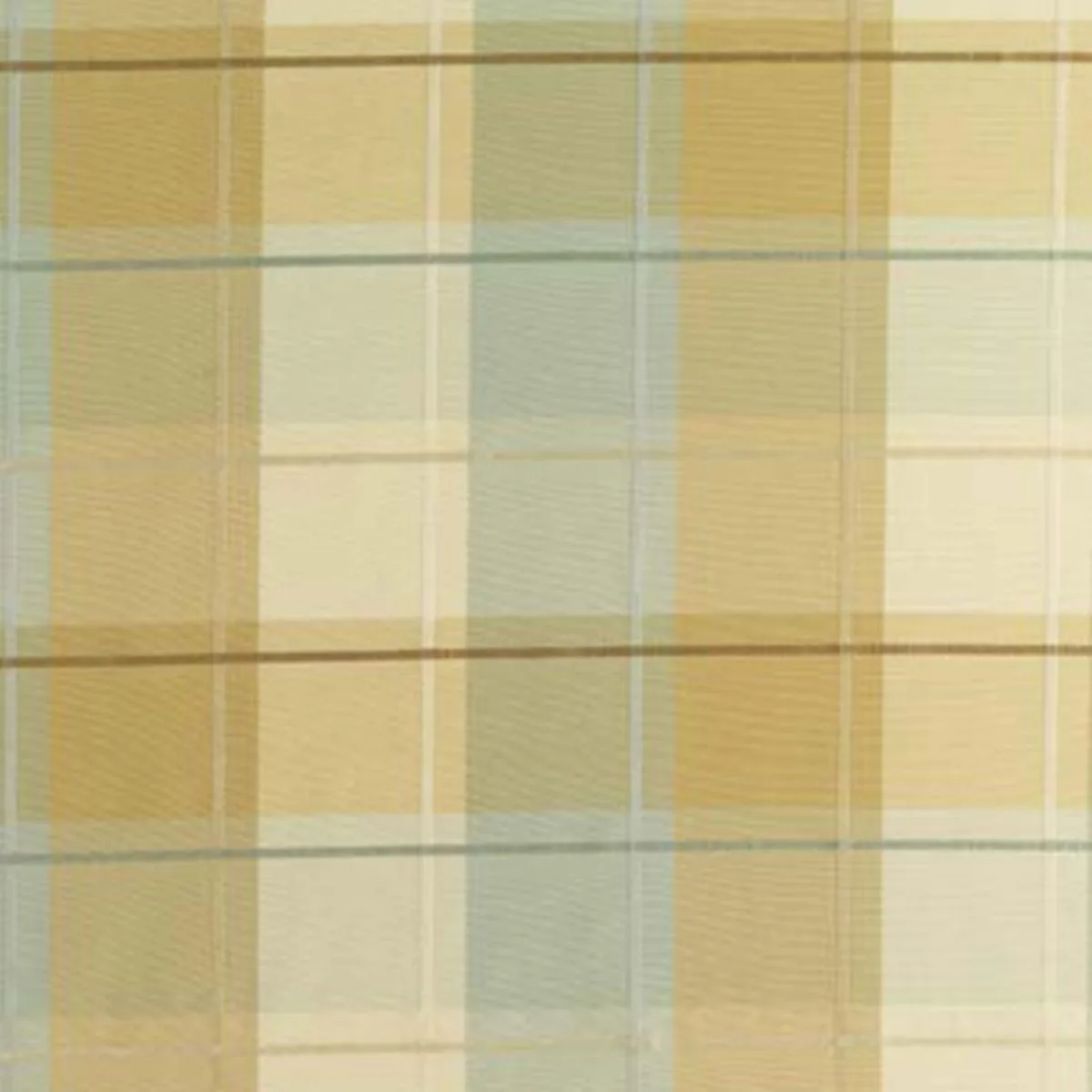 Schumacher 63361 Coin Silk Plaid Aqua fabric swatch