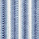 Schumacher 76660 Colada Stripe Indoor/Outdoor Blue fabric swatch