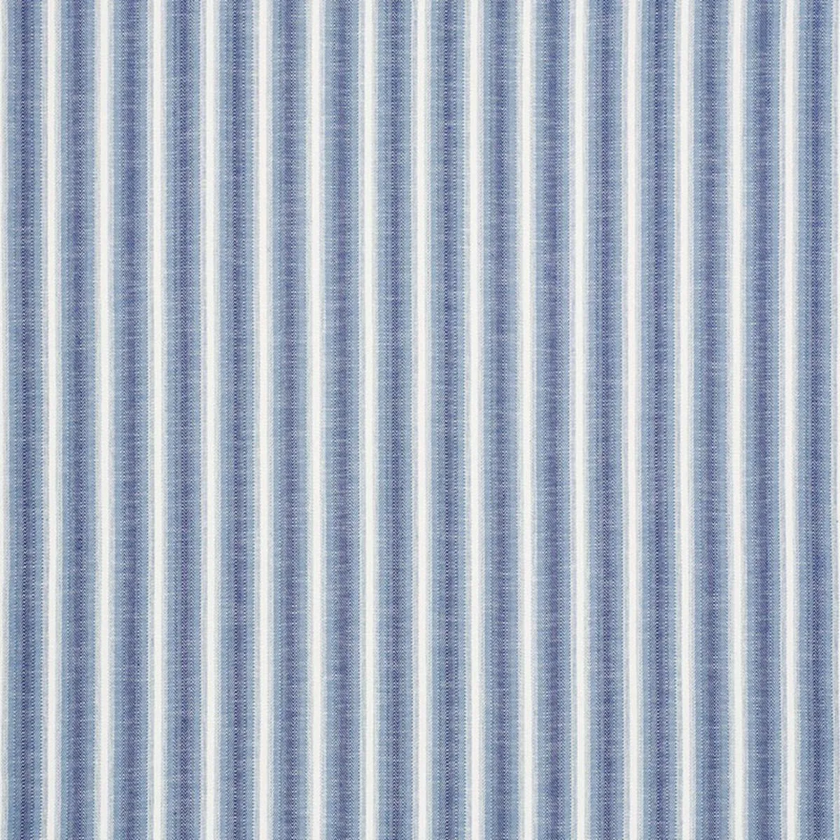 Schumacher 76660 Colada Stripe Indoor/Outdoor Blue fabric swatch