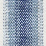 Schumacher 76660 Colada Stripe Indoor/Outdoor Blue fabric swatch