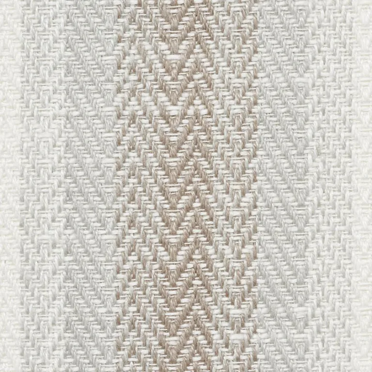 Schumacher 76661 Colada Stripe Indoor/Outdoor Mineral fabric swatch