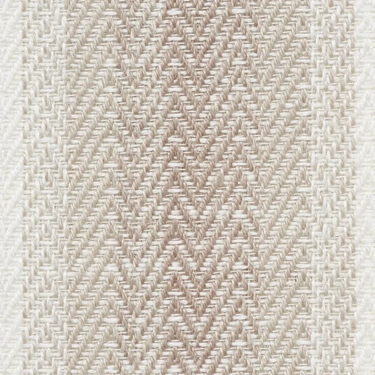 Schumacher 76662 Colada Stripe Indoor/Outdoor Natural fabric swatch