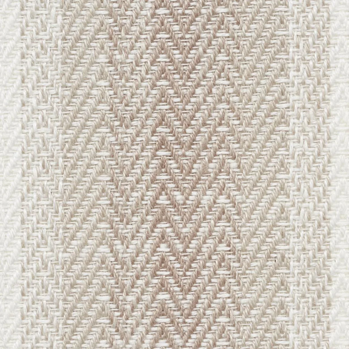 Schumacher 76662 Colada Stripe Indoor/Outdoor Natural fabric swatch