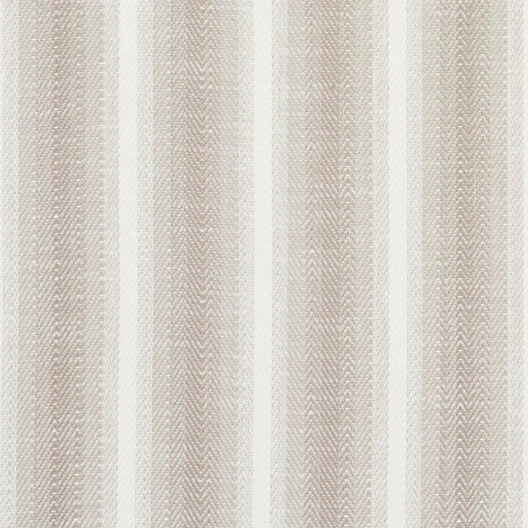 Schumacher 76662 Colada Stripe Indoor/Outdoor Natural fabric swatch