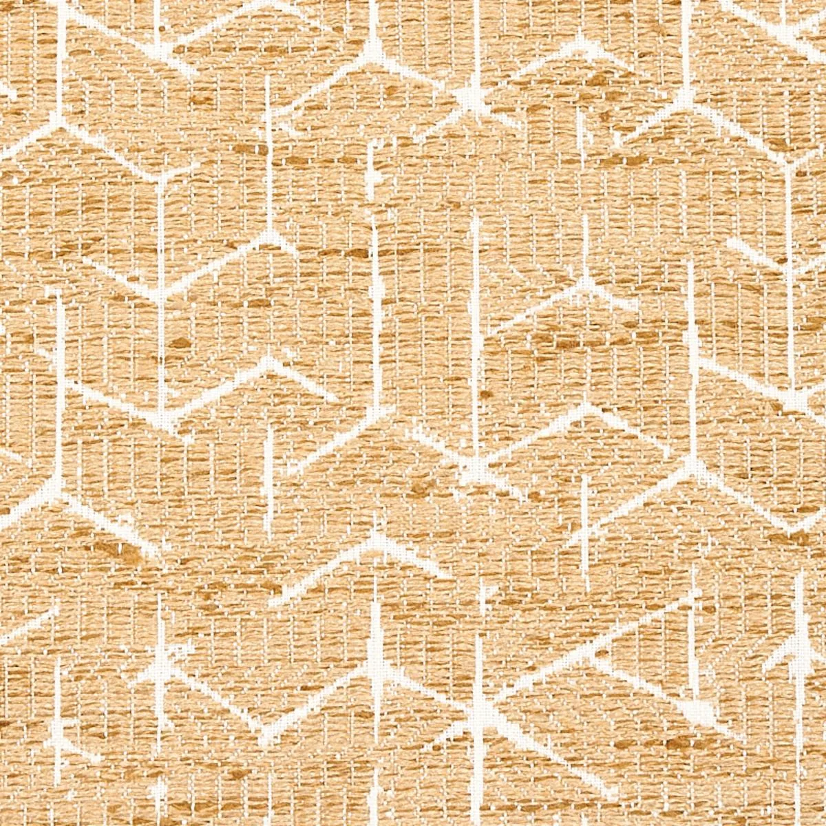 Schumacher 80122 Coleridge Jacquard Camel fabric swatch