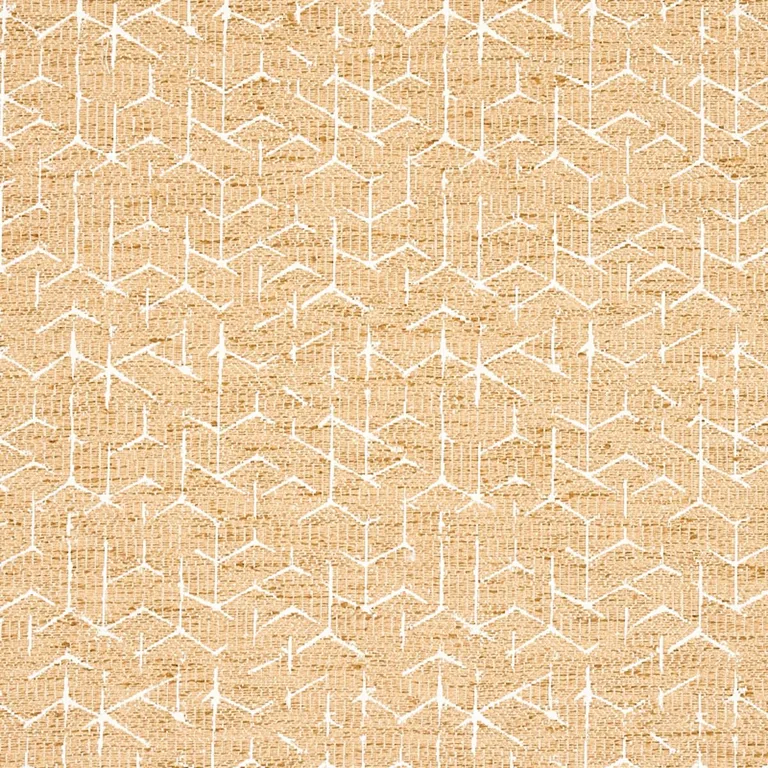 Schumacher 80122 Coleridge Jacquard Camel fabric swatch