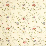 Schumacher 22710 Colette Embroidery Rose fabric swatch