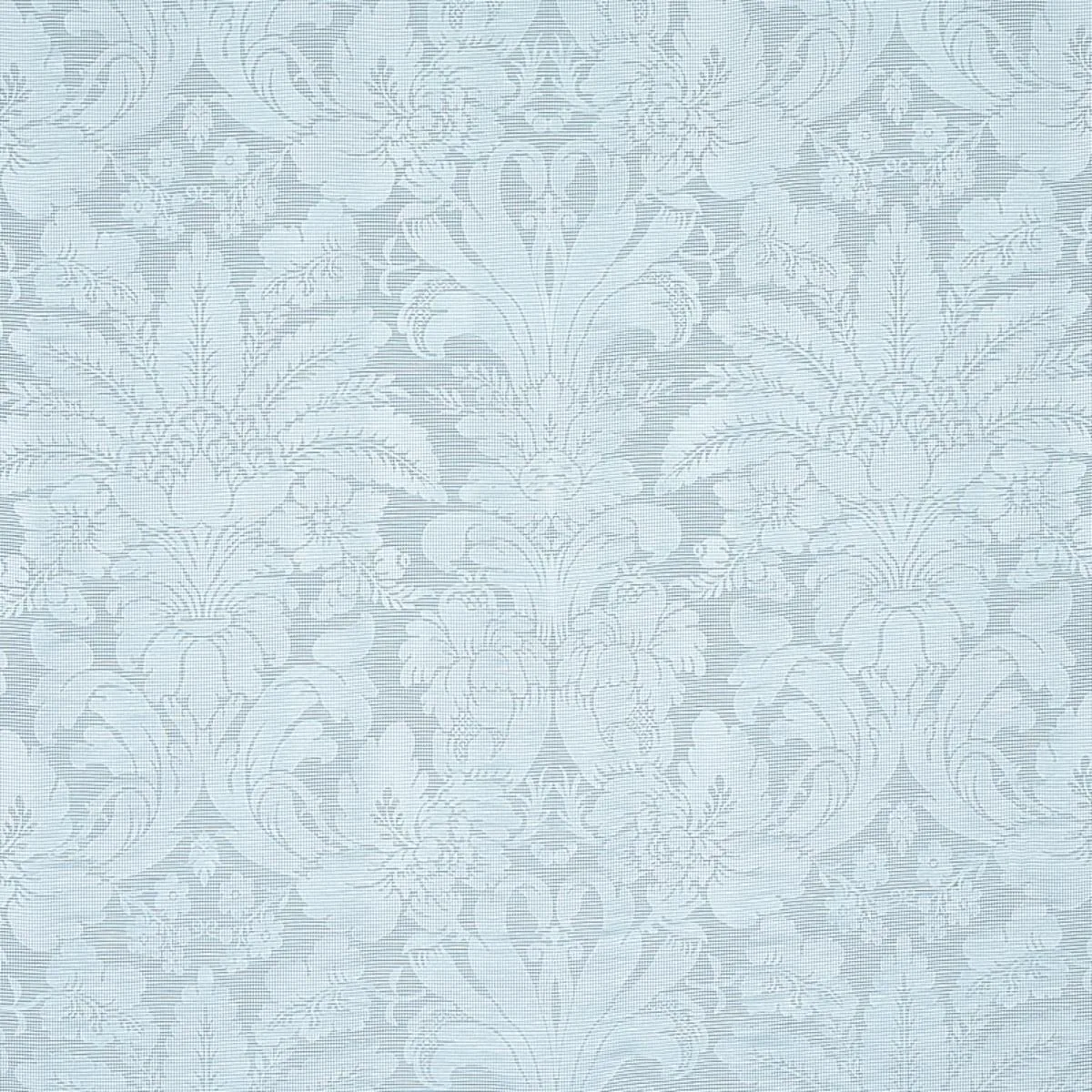 Schumacher 69144 Colette Linen/Silk Damask Chambray fabric swatch