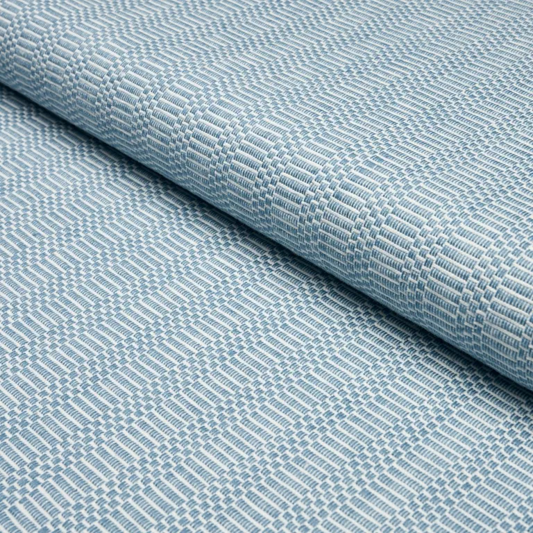 Schumacher 87151 Collins Chambray fabric swatch
