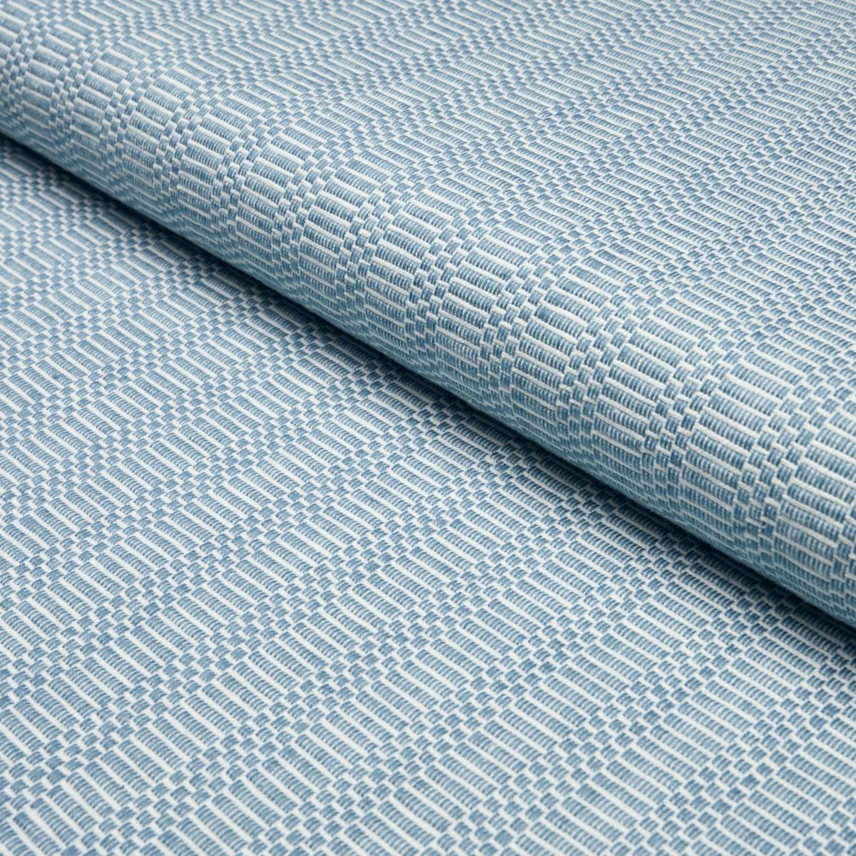 Schumacher 87151 Collins Chambray fabric swatch