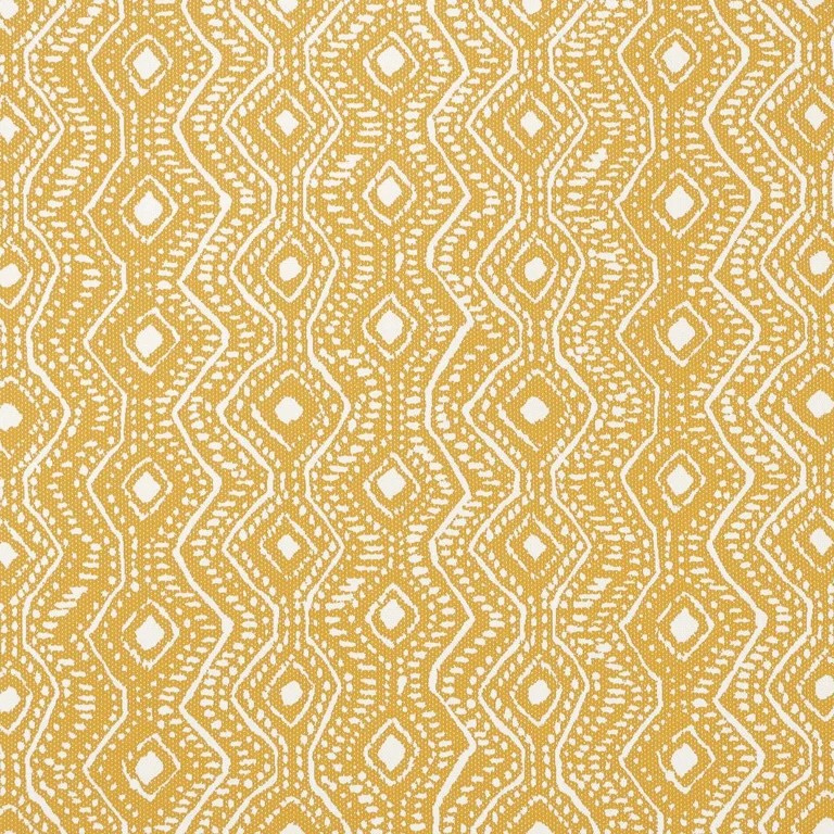 Schumacher 84240 Colma Indoor/Outdoor Marigold fabric swatch