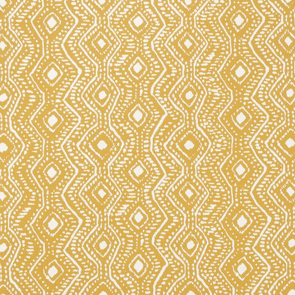 Schumacher 84240 Colma Indoor/Outdoor Marigold fabric swatch