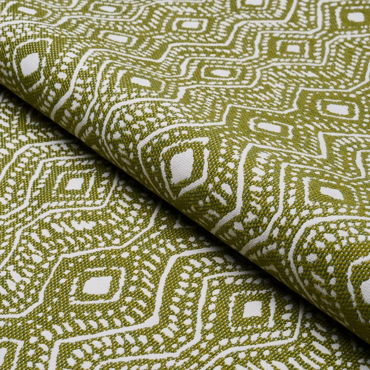 Schumacher 84242 Colma Indoor/Outdoor Verde fabric swatch