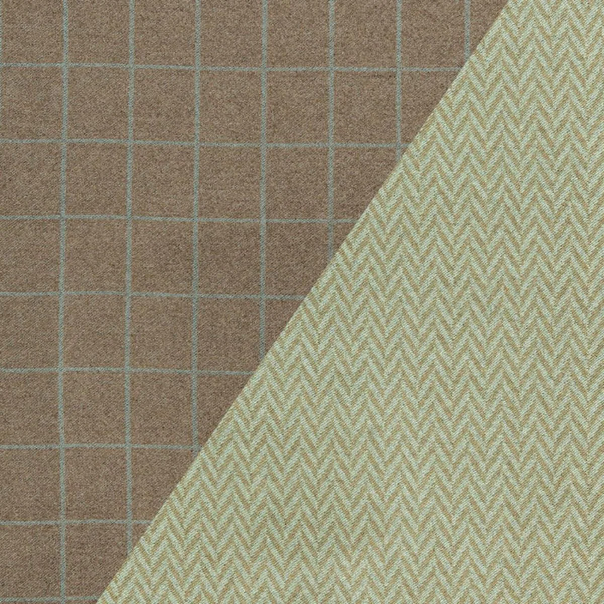 Schumacher 66650 Colorado Aqua / Celadon fabric swatch