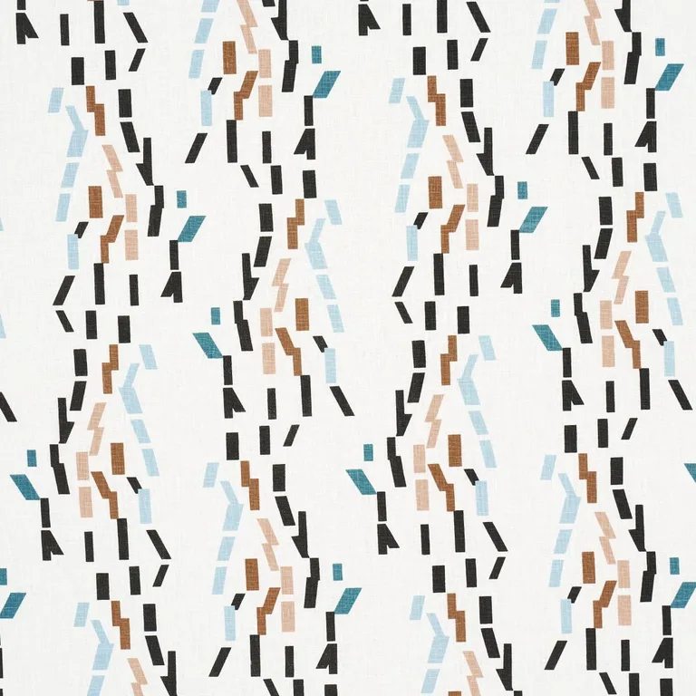 Schumacher 181971 Confetti Teal fabric swatch