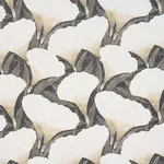 Schumacher 182862 Constance Black fabric swatch
