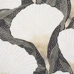 Schumacher 182862 Constance Black fabric swatch