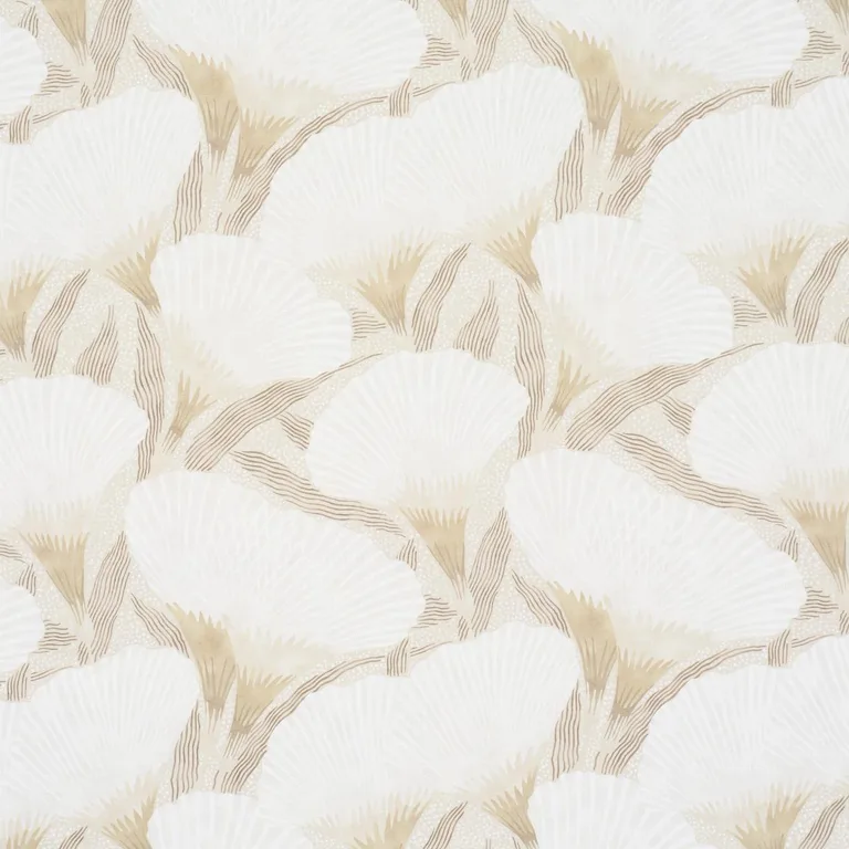 Schumacher 182860 Constance Neutral fabric swatch