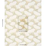Schumacher 182861 Constance Olive fabric swatch