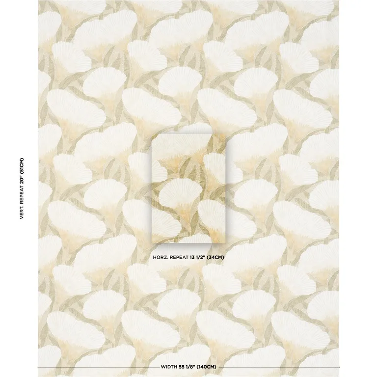 Schumacher 182861 Constance Olive fabric swatch