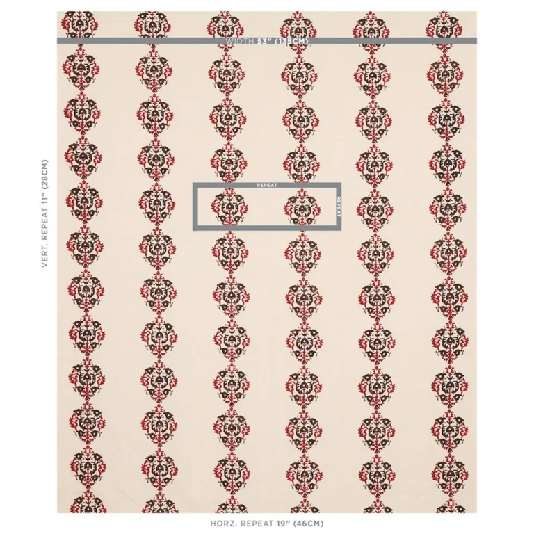 Schumacher 80710 Constantine Jasper fabric swatch