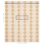 Schumacher 80712 Constantine Natural & Ochre fabric swatch