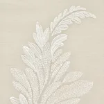 Schumacher 67711 Contessa Embroidered Sheer Pearl fabric swatch