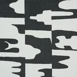 Schumacher 178490 Copp Black fabric swatch