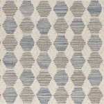 Schumacher 79840 Coquina Performance Blue fabric swatch