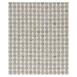 Schumacher 79840 Coquina Performance Blue fabric swatch