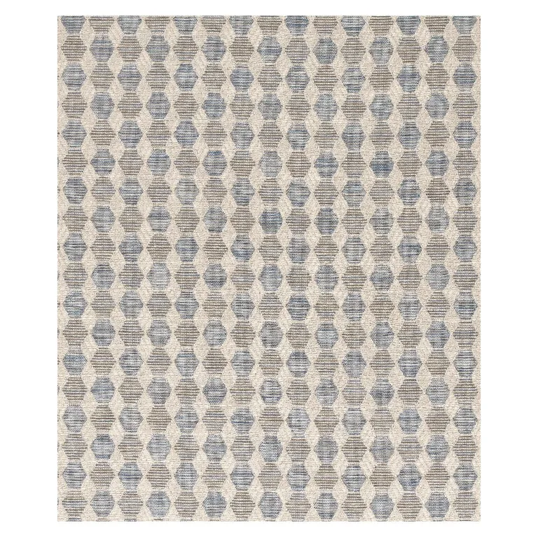 Schumacher 79840 Coquina Performance Blue fabric swatch