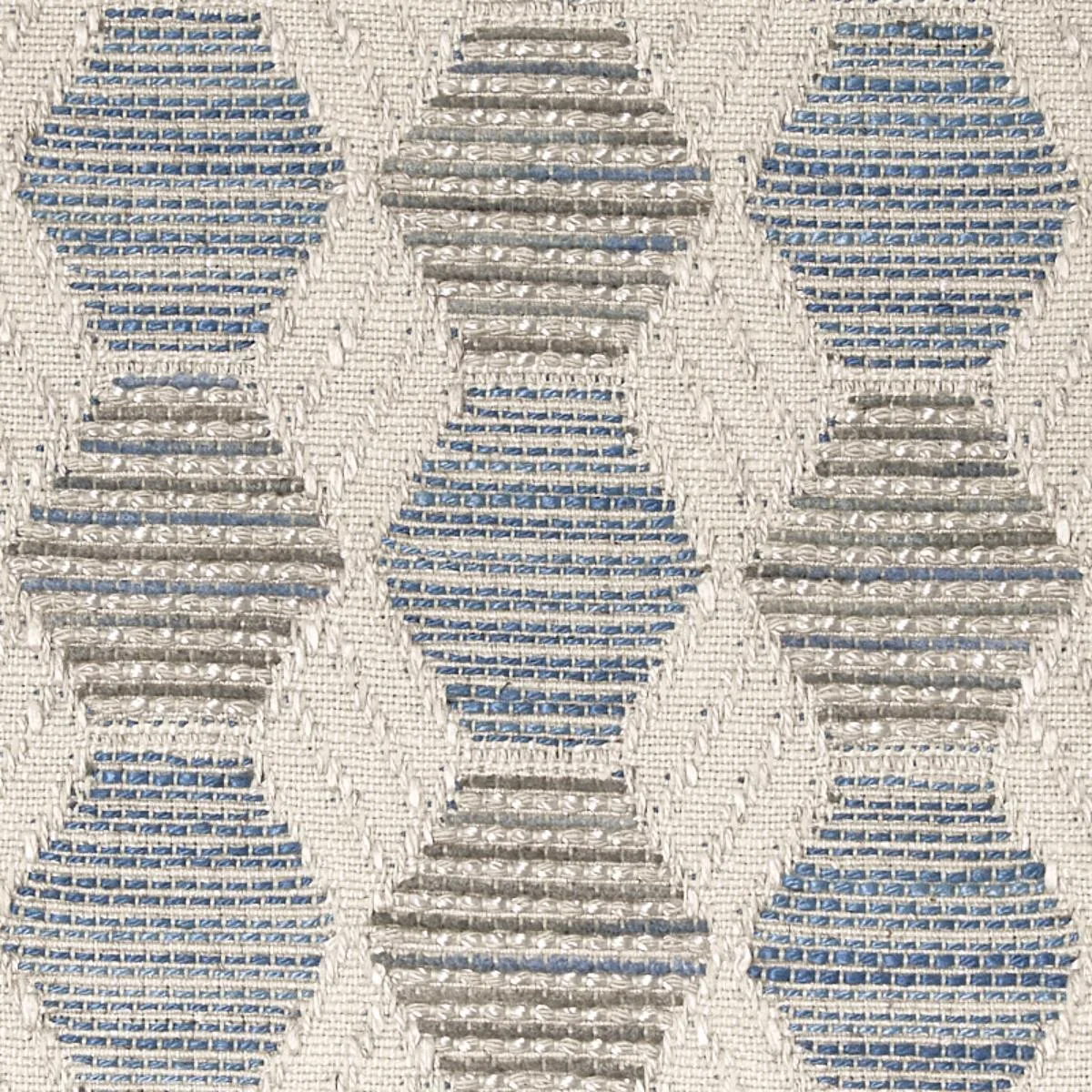 Schumacher 79840 Coquina Performance Blue fabric swatch