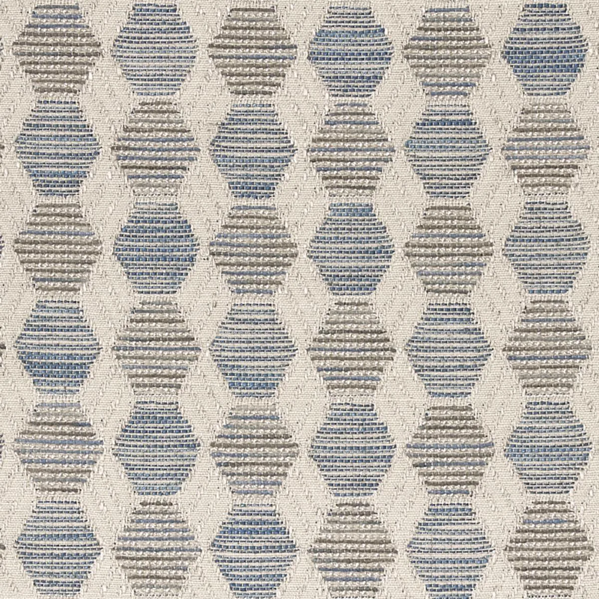 Schumacher 79840 Coquina Performance Blue fabric swatch
