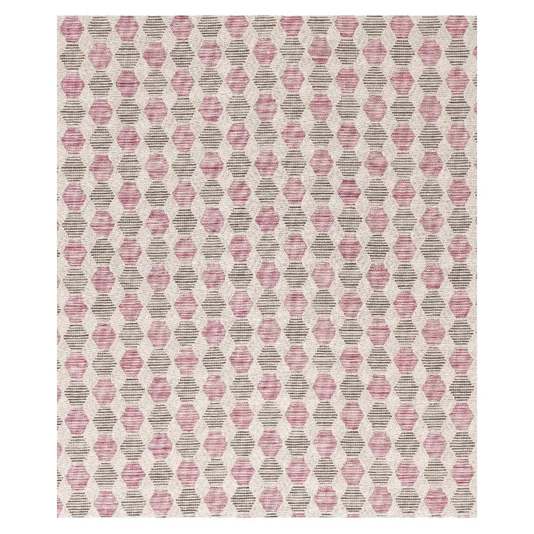 Schumacher 79842 Coquina Performance Pink fabric swatch