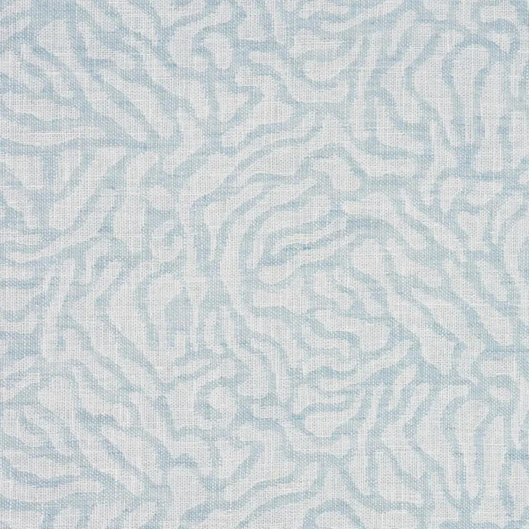 Schumacher 75521 Cora Double Face Sky fabric swatch